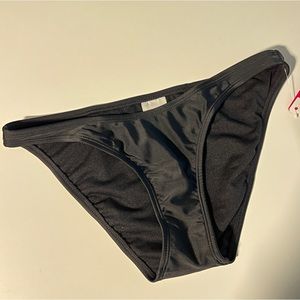 NWT High Cut Bikini Bottom black size S